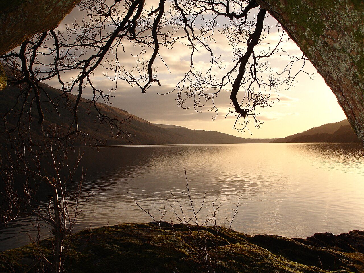 Evening light across Loch Lomond